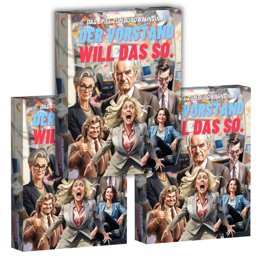 Der Vorstand will das so. Triple-Pack.