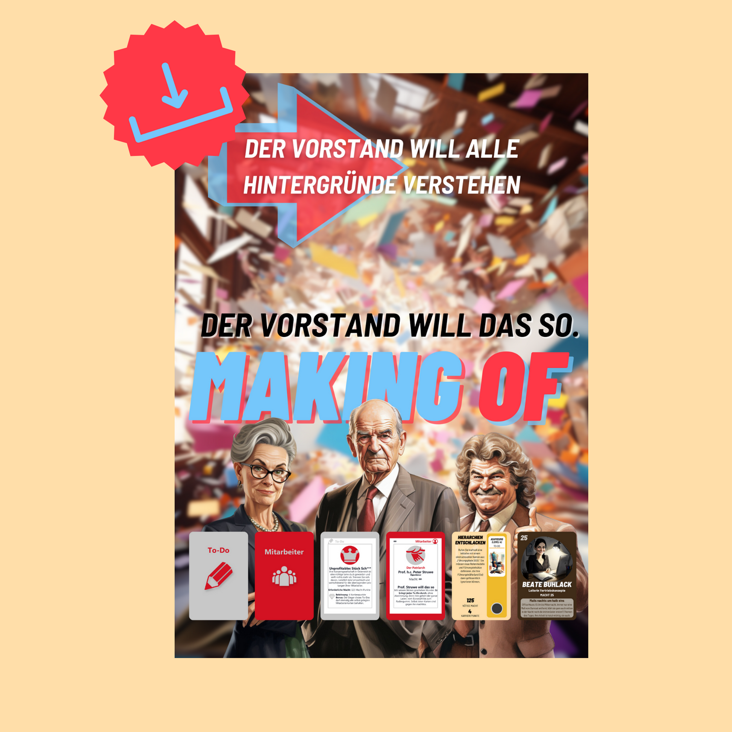 Der Vorstand will das so. Limitierte Vorstand-Edition.